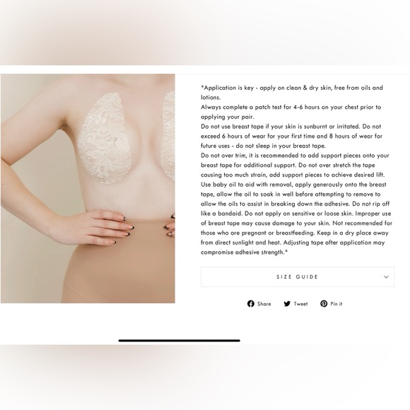 My Perfect Pair breast tape L NWOT - Picture 14 of 14